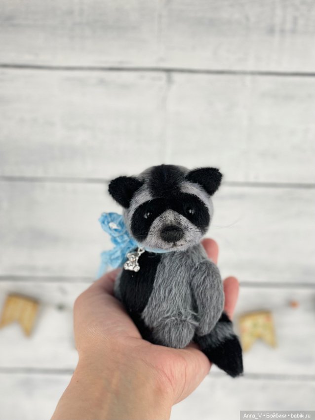 Тедди енот Оз — Авторские мишки Тедди и друзья: фото (фото 2)