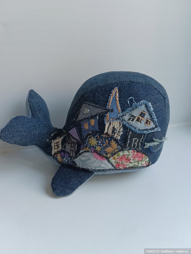 Чудо-юдо рыба кит — Текстильные игрушки и примитивы: кофейные