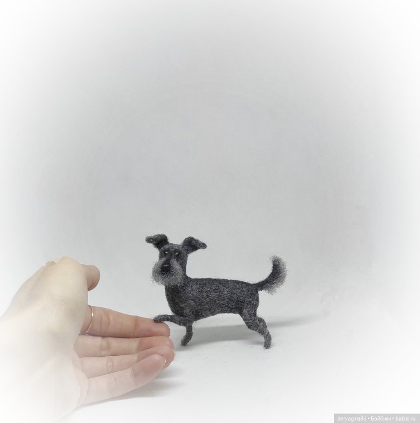 Дворняжка — Валяные игрушки из шерсти: сухое валяние (фото 9)