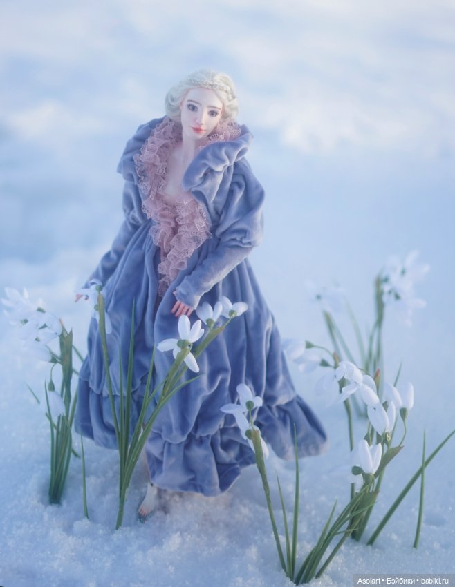 Вешние воды — Авторские фарфоровые куклы (OOAK): ручная работа (фото 7)