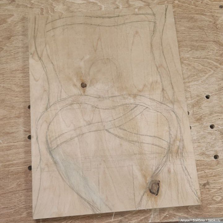 Лавочка с Глицинией — Мебель для кукол и домиков: фото