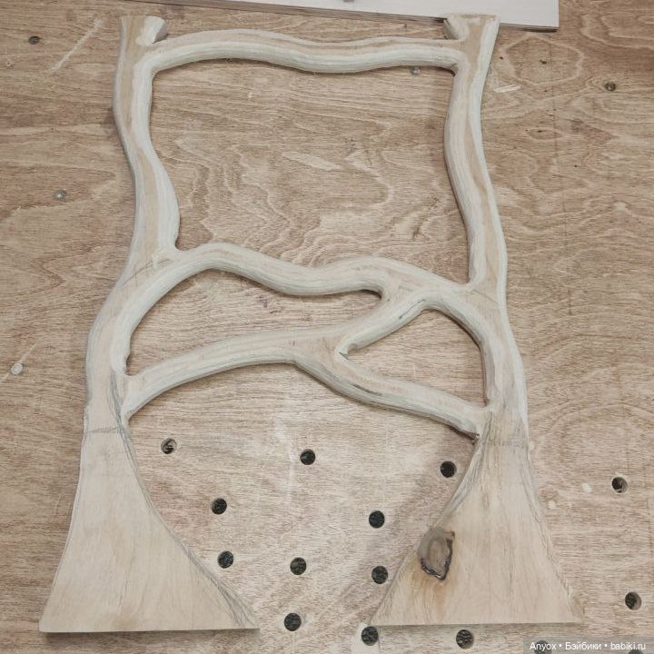 Лавочка с Глицинией — Мебель для кукол и домиков: фото