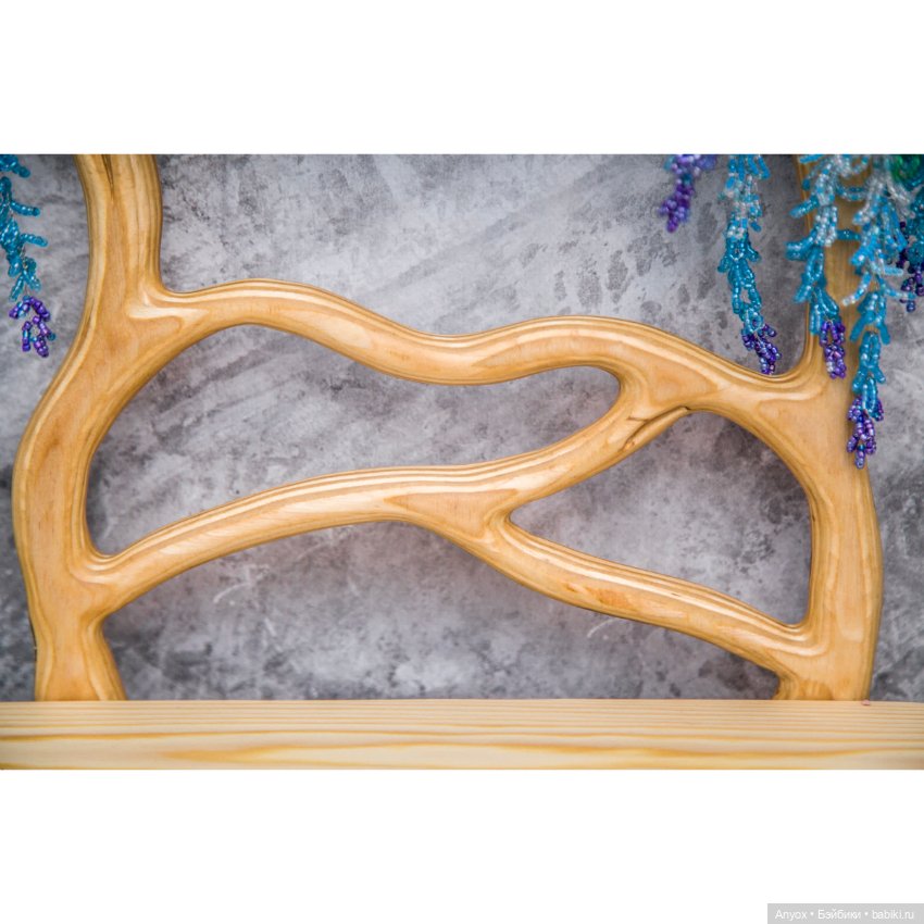 Лавочка с Глицинией — Мебель для кукол и домиков: фото