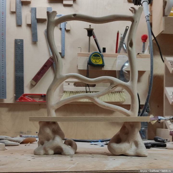 Лавочка с Глицинией — Мебель для кукол и домиков: фото