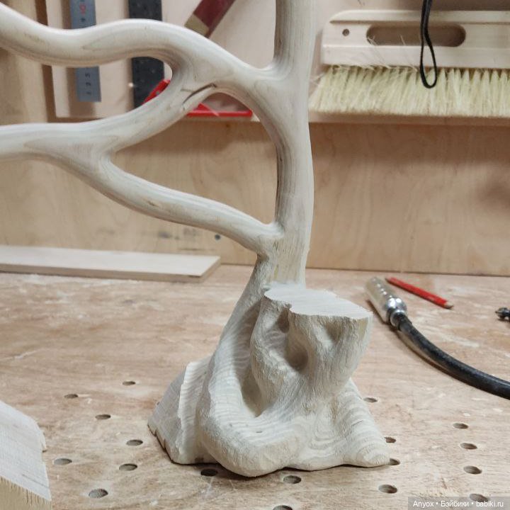 Лавочка с Глицинией — Мебель для кукол и домиков: фото