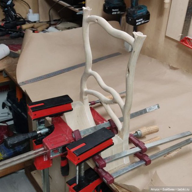 Лавочка с Глицинией — Мебель для кукол и домиков: фото