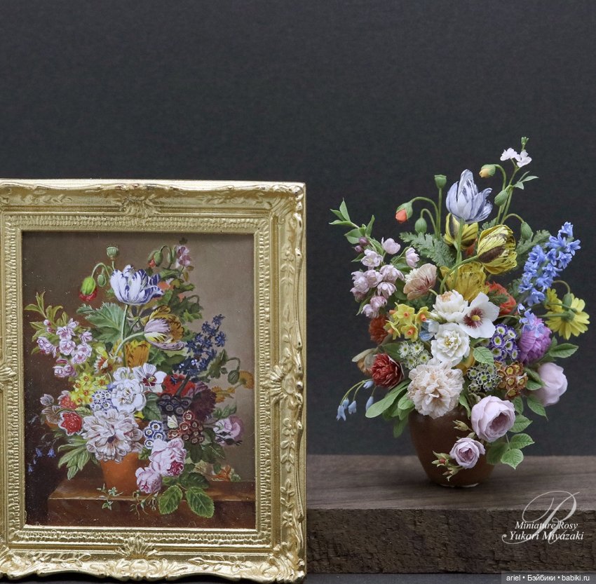 Реалистичные миниатюрные цветы от Юкари Миядзаки (фото 2)