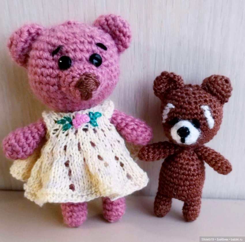 Мишки, мишки, мимимишки — Вязаные игрушки и амигуруми: крючком