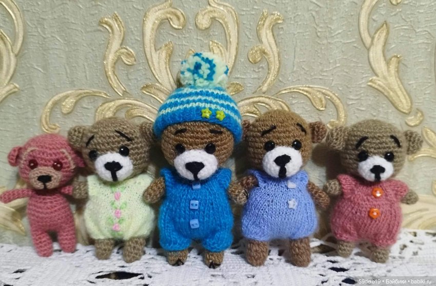 Мишки, мишки, мимимишки — Вязаные игрушки и амигуруми: крючком