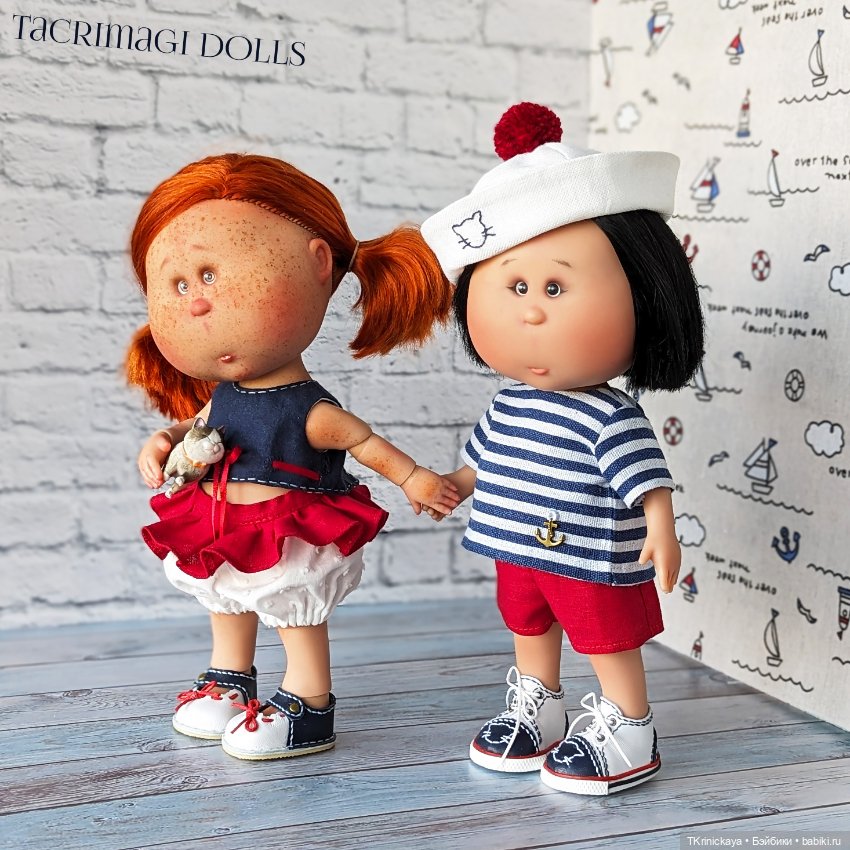 Морские котики и кошечки — Одежда и обувь для кукол своими руками: фото (фото 6)