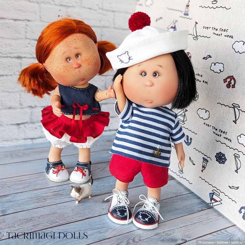 Морские котики и кошечки — Одежда и обувь для кукол своими руками: фото (фото 3)