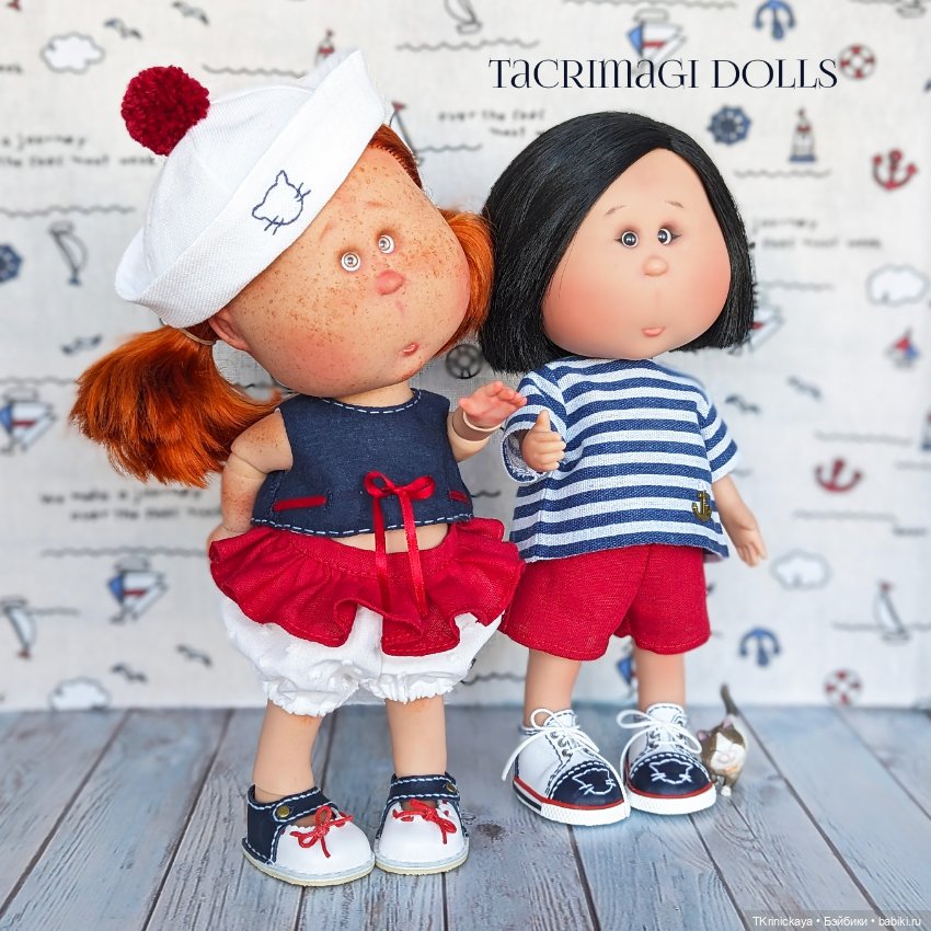 Морские котики и кошечки — Одежда и обувь для кукол своими руками: фото (фото 4)