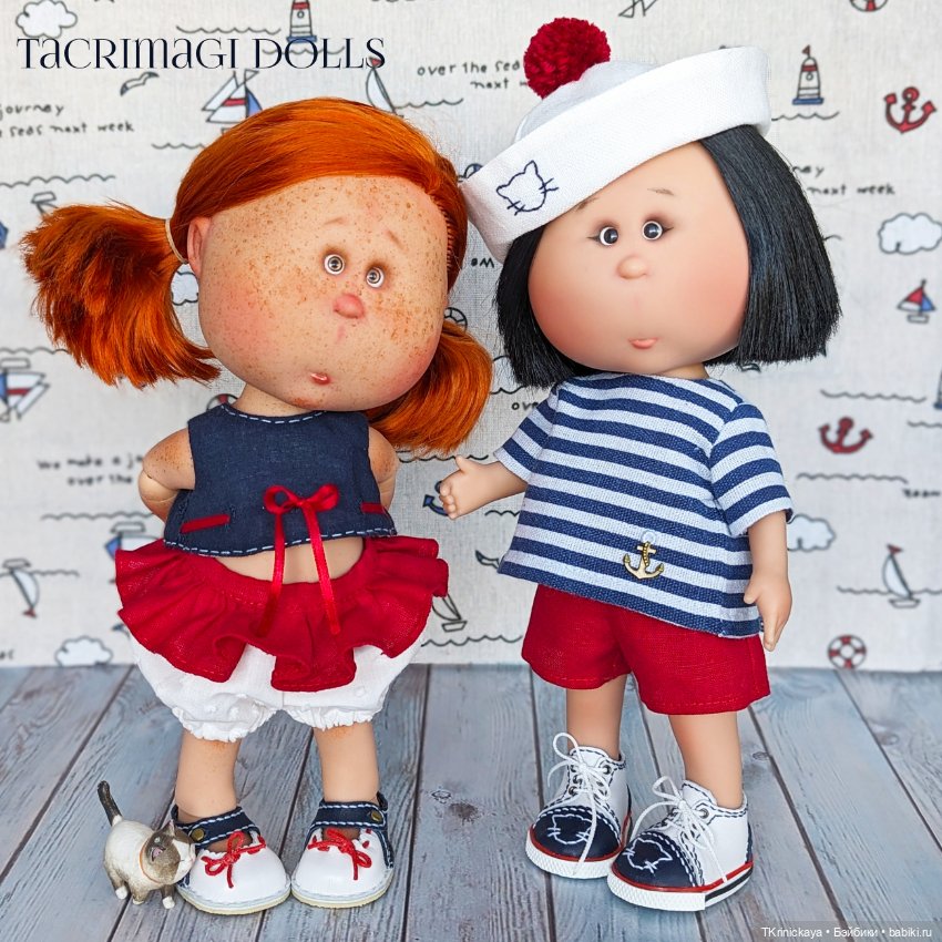 Морские котики и кошечки — Одежда и обувь для кукол своими руками: фото (фото 2)