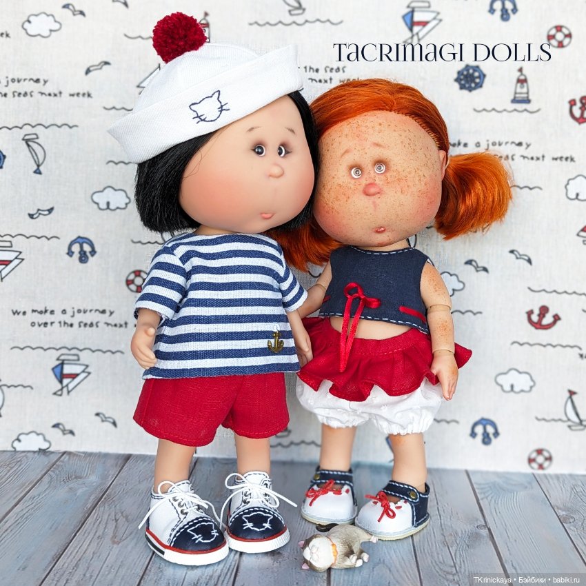 Морские котики и кошечки — Одежда и обувь для кукол своими руками: фото (фото 8)