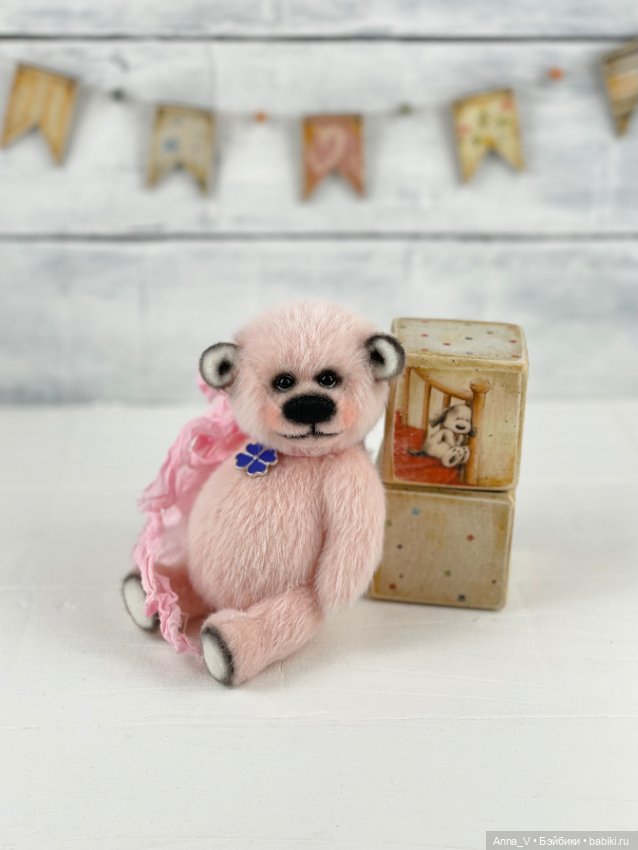 Тедди мишка Мона — Авторские мишки Тедди и друзья: фото (фото 4)