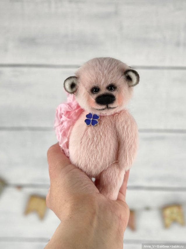 Тедди мишка Мона — Авторские мишки Тедди и друзья: фото (фото 2)