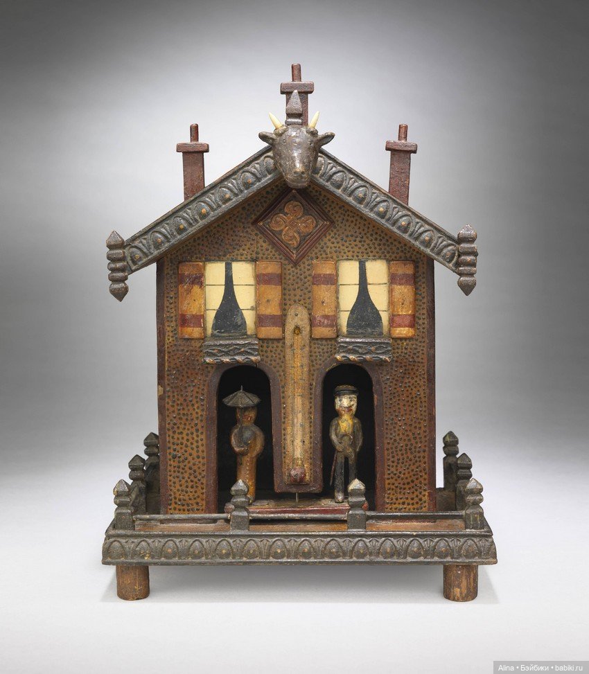 "Погодный домик" или антикварный гигрометр (фото 8)