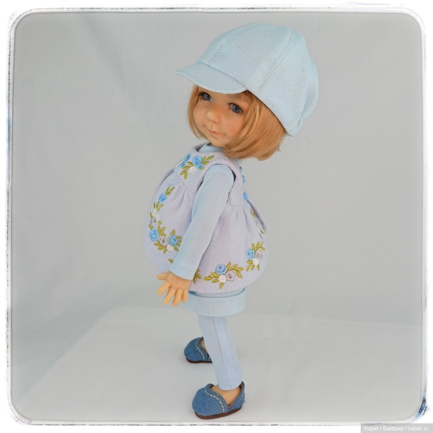 🌺🌿Фланелька, вышивка - новые наряды для Meadow Dolls dumplings.🌺🌿 (фото 10)