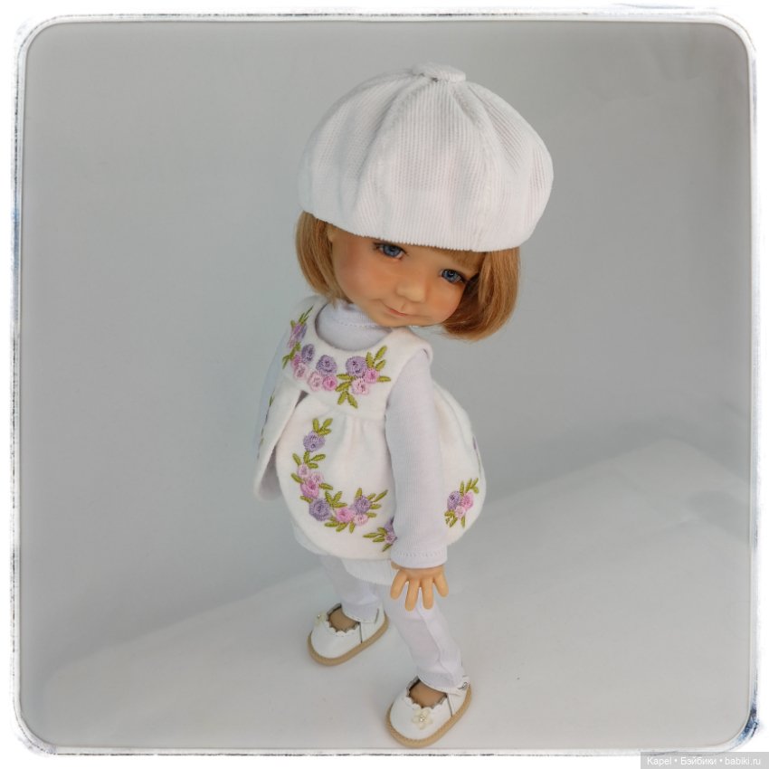 🌺🌿Фланелька, вышивка - новые наряды для Meadow Dolls dumplings.🌺🌿