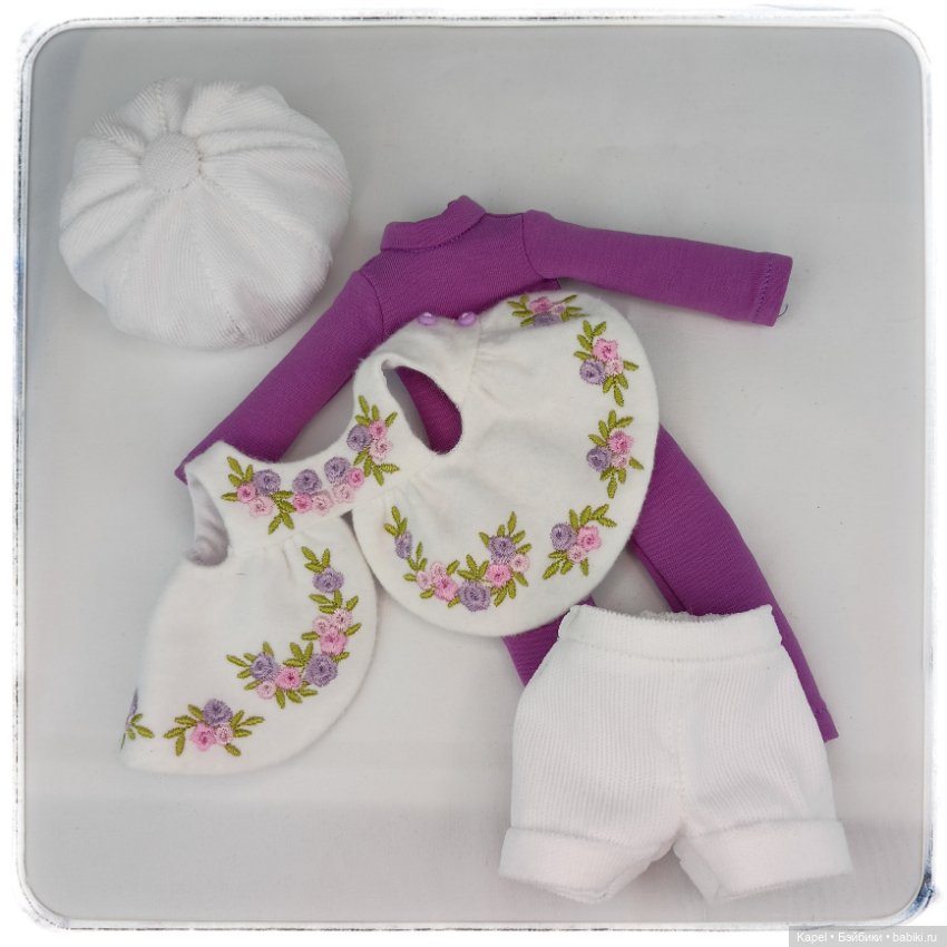 🌺🌿Фланелька, вышивка - новые наряды для Meadow Dolls dumplings.🌺🌿 (фото 6)