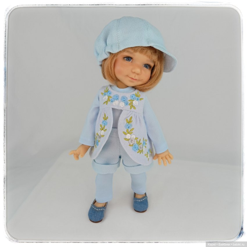 🌺🌿Фланелька, вышивка - новые наряды для Meadow Dolls dumplings.🌺🌿 (фото 8)