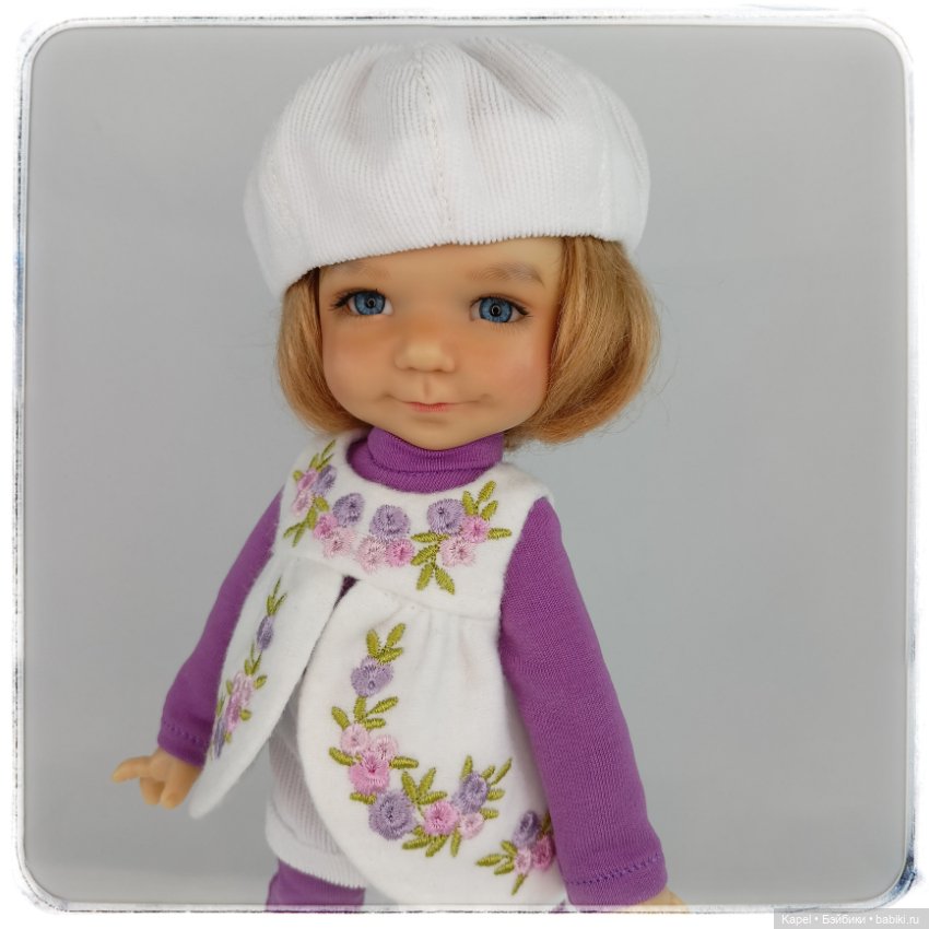 🌺🌿Фланелька, вышивка - новые наряды для Meadow Dolls dumplings.🌺🌿 (фото 5)