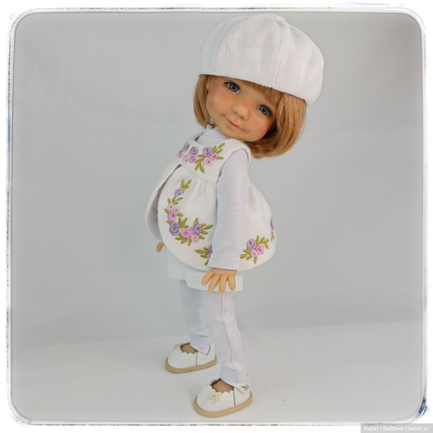 🌺🌿Фланелька, вышивка - новые наряды для Meadow Dolls dumplings.🌺🌿