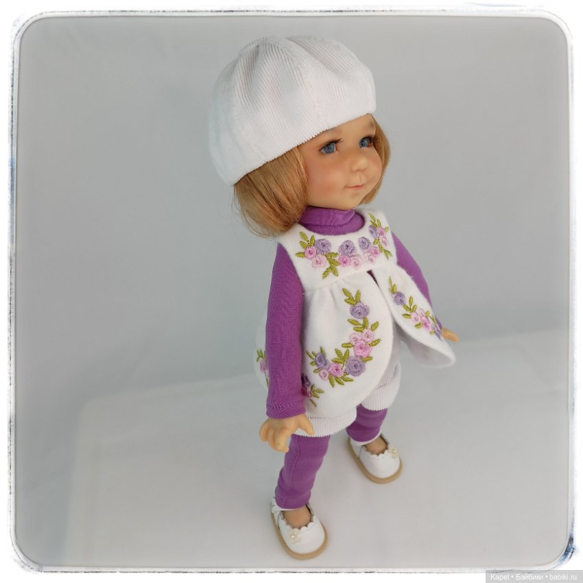 🌺🌿Фланелька, вышивка - новые наряды для Meadow Dolls dumplings.🌺🌿 (фото 4)