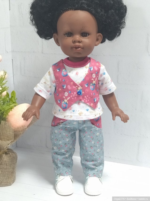 Зайка в кармашке - 2 — Одежда и обувь для кукол своими руками: фото (фото 3)