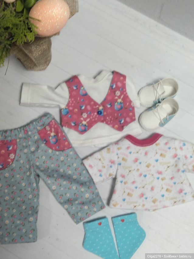 Зайка в кармашке - 2 — Одежда и обувь для кукол своими руками: фото