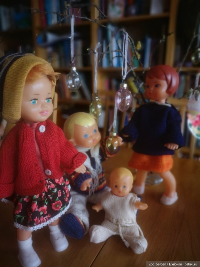 Пасхальные открытки — Коллекции винтажных кукол и игрушек: СССР (фото 9)