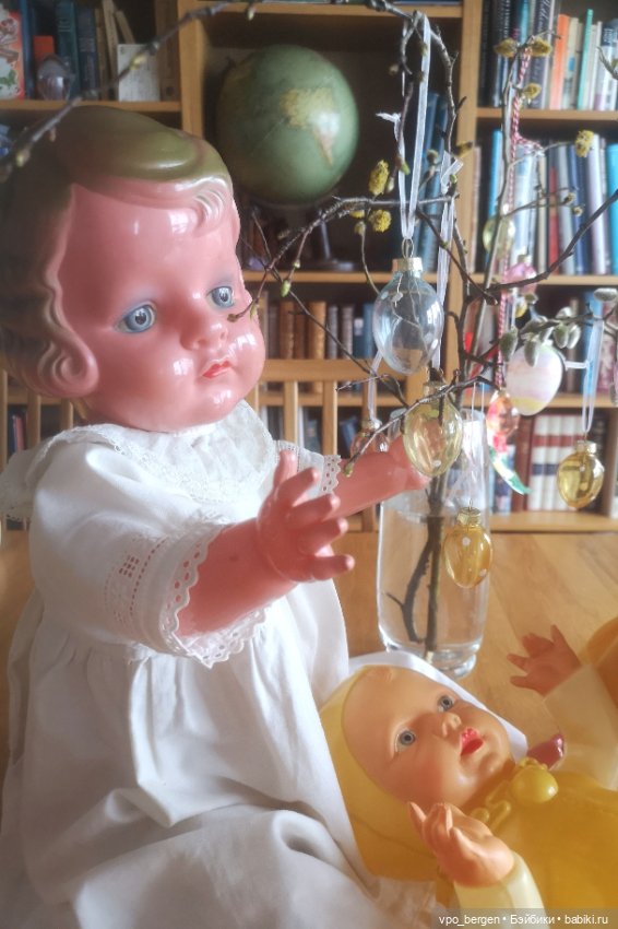 Пасхальные открытки — Коллекции винтажных кукол и игрушек: СССР (фото 6)