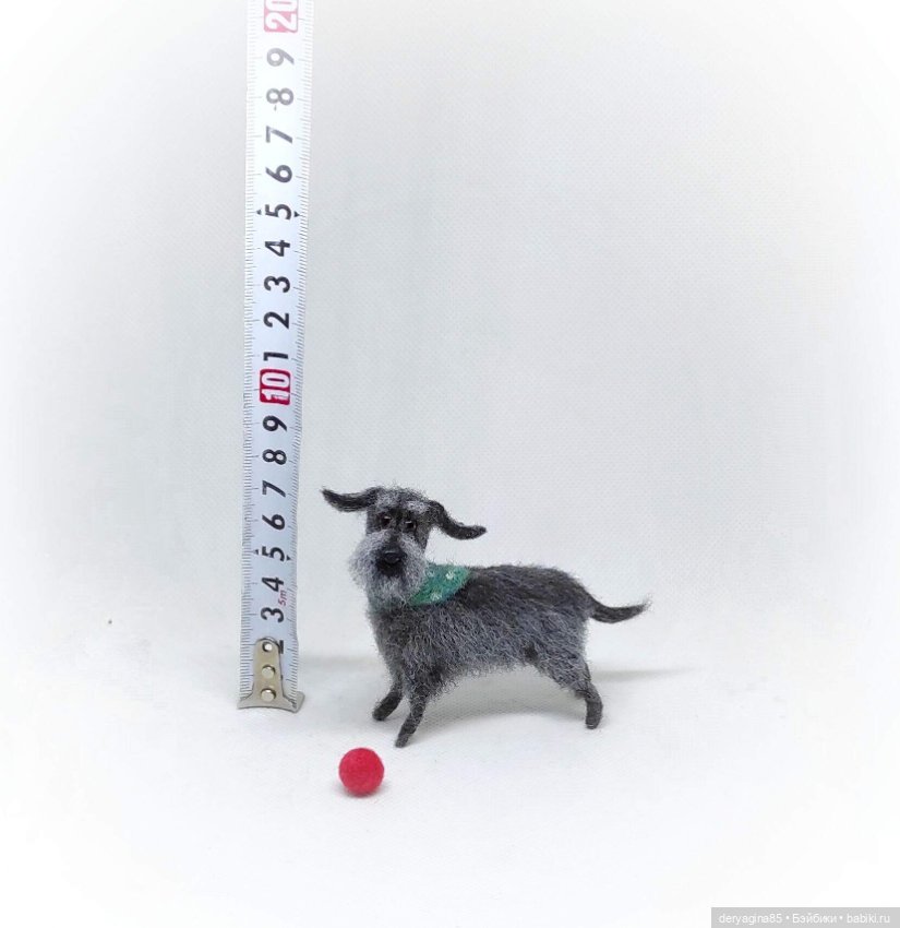 Бобик — Валяные игрушки из шерсти: сухое валяние (фото 10)