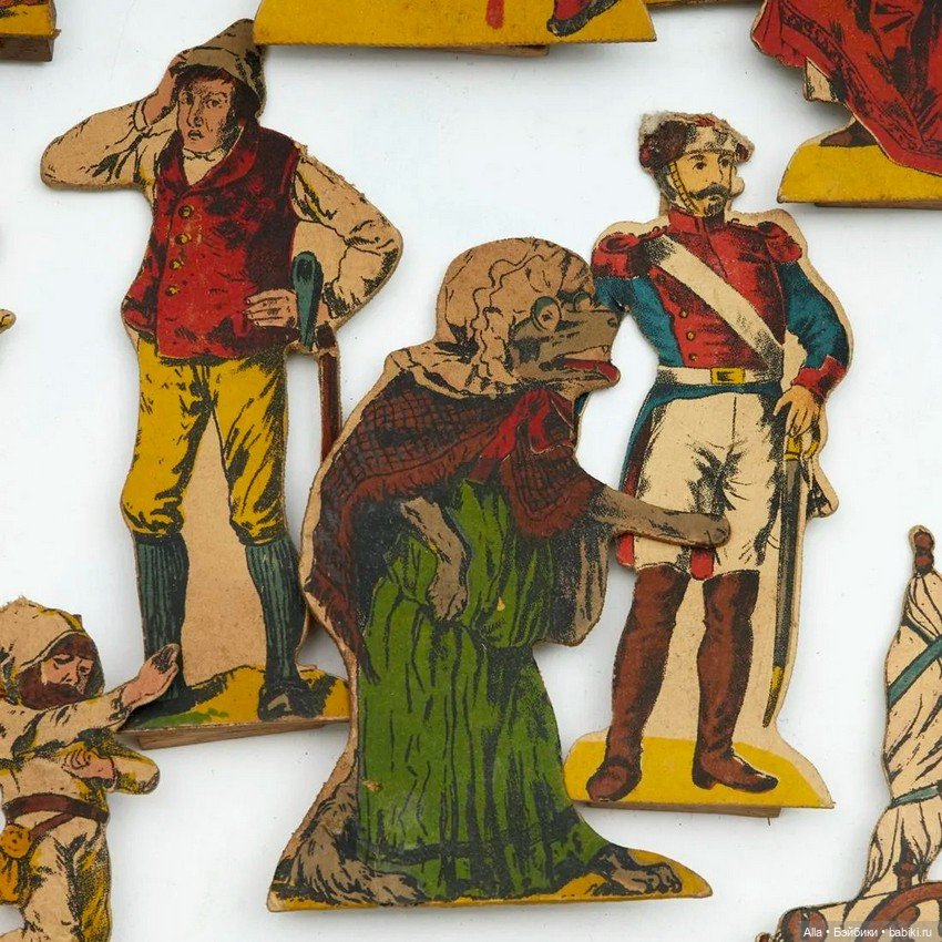 Театр для бумажных кукол производства Gottschalk Moritz, Германия (фото 6)