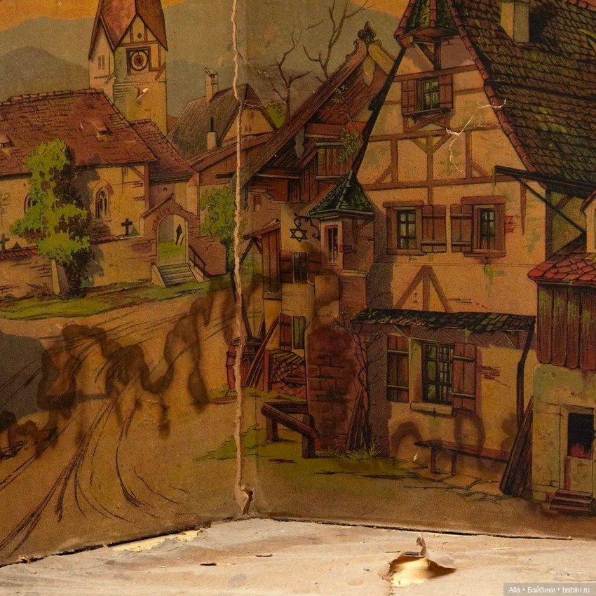 Театр для бумажных кукол производства Gottschalk Moritz, Германия (фото 8)