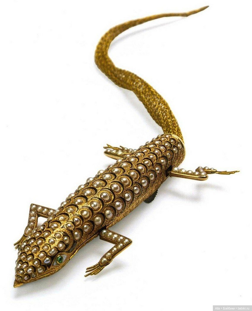 Фигурка ящерицы - Женева, начало XIX в
