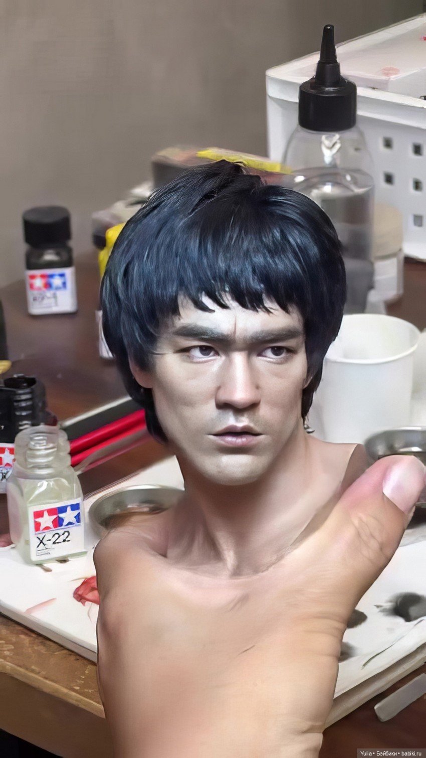 Скульптор K.A.KIM - скульпт и статуя Легенды спорта и Кунг фу Брюса Ли (фото 8)