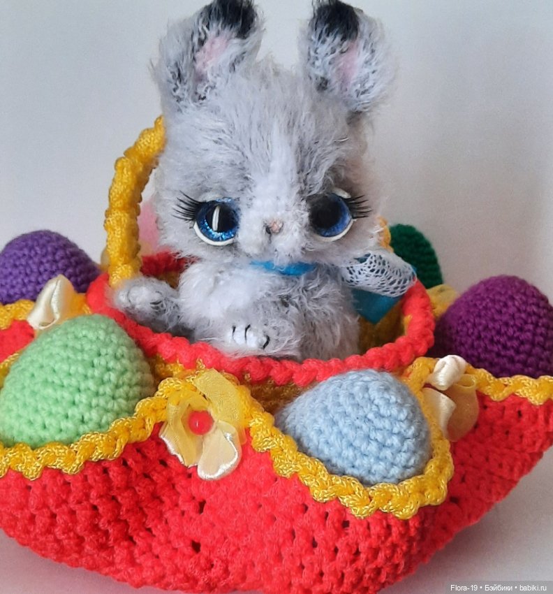 Пушистик — Вязаные игрушки и амигуруми: крючком (фото 4)