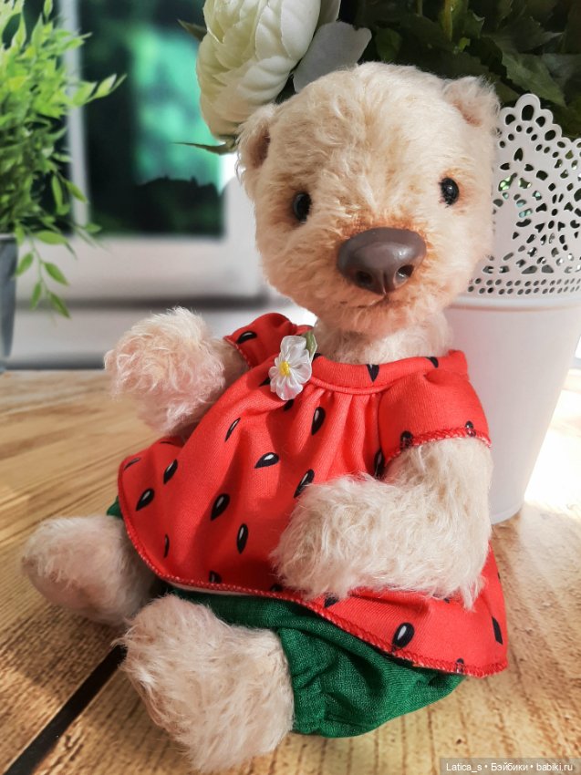 Арбузная корочка — Авторские мишки Тедди и друзья: фото (фото 6)