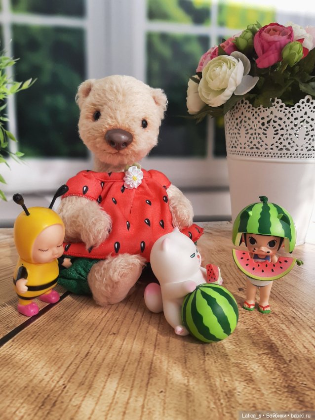 Арбузная корочка — Авторские мишки Тедди и друзья: фото (фото 2)