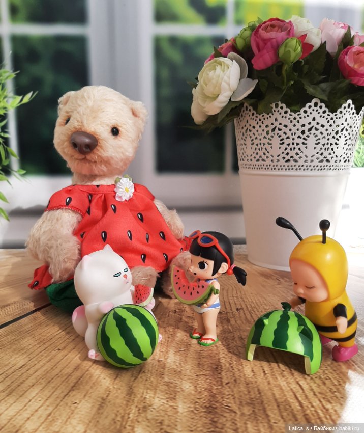 Арбузная корочка — Авторские мишки Тедди и друзья: фото (фото 3)