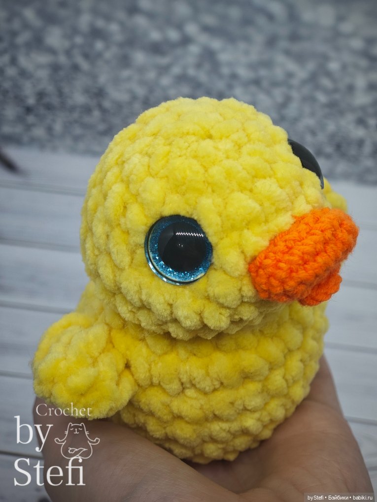 Плюшевая уточка — Вязаные игрушки и амигуруми: крючком (фото 2)