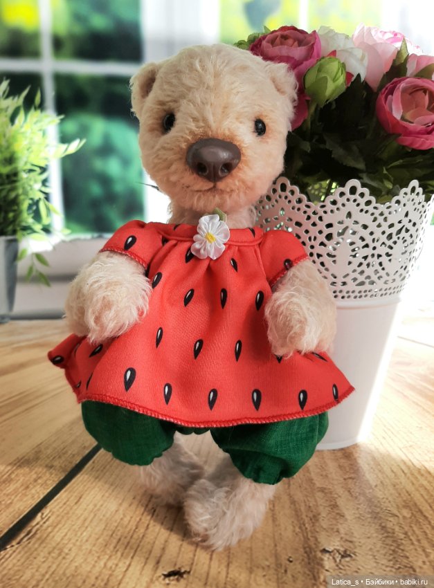 Арбузная корочка — Авторские мишки Тедди и друзья: фото (фото 10)