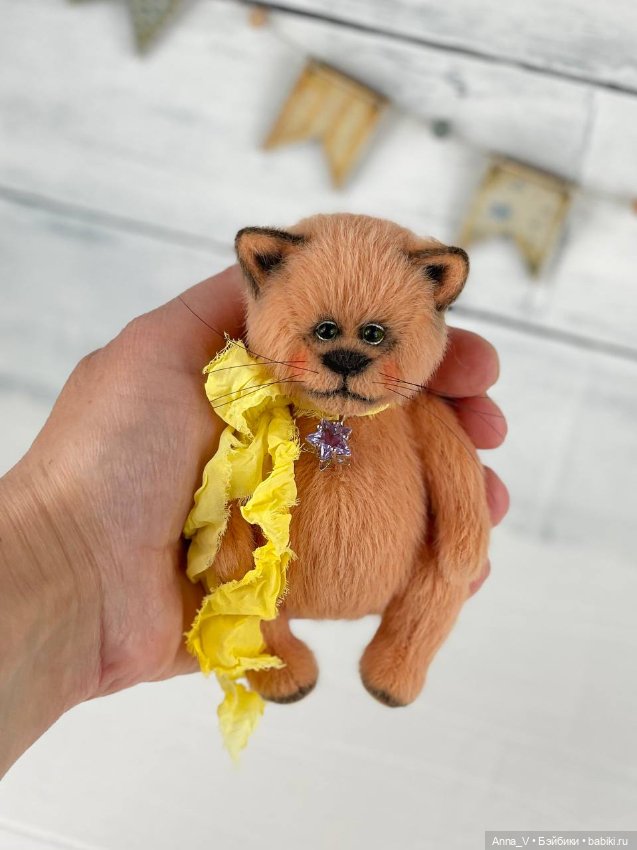 Тедди котик Тима — Авторские мишки Тедди и друзья: фото (фото 2)