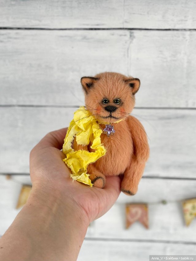 Тедди котик Тима — Авторские мишки Тедди и друзья: фото