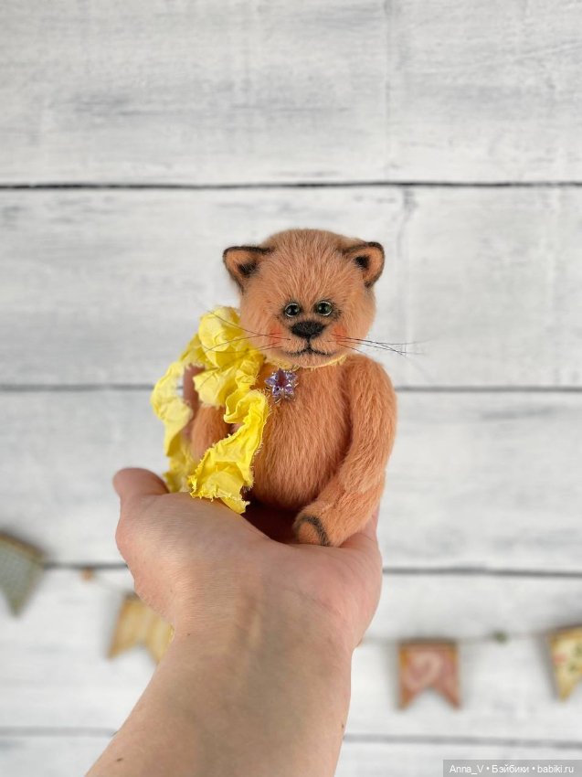 Тедди котик Тима — Авторские мишки Тедди и друзья: фото (фото 4)