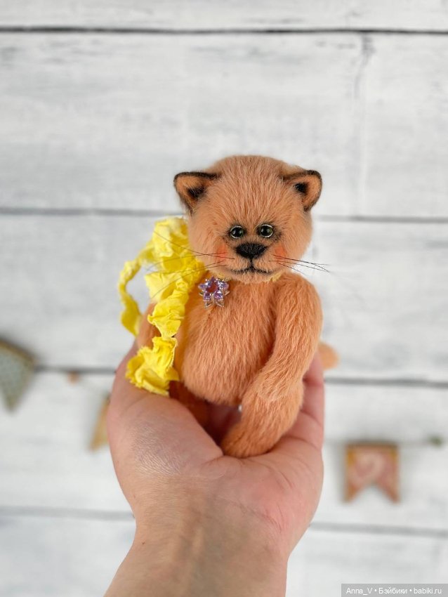 Тедди котик Тима — Авторские мишки Тедди и друзья: фото (фото 3)