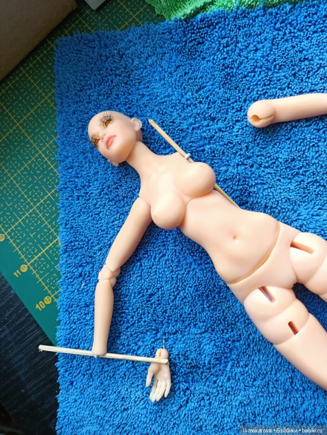 Сборка куколки — Авторские шарнирные куклы своими руками: лепка