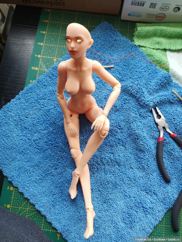 Сборка куколки — Авторские шарнирные куклы своими руками: лепка