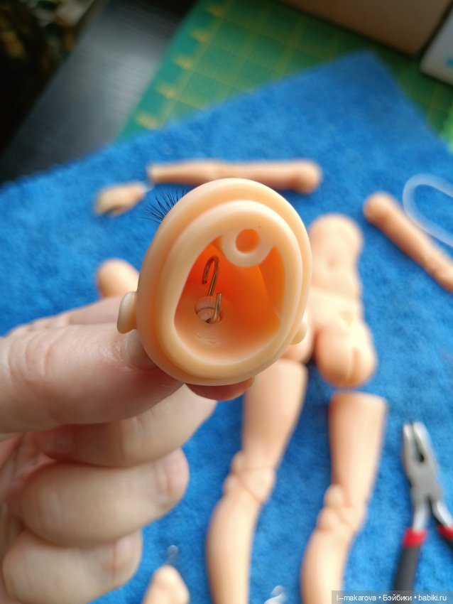 Сборка куколки — Авторские шарнирные куклы своими руками: лепка (фото 8)